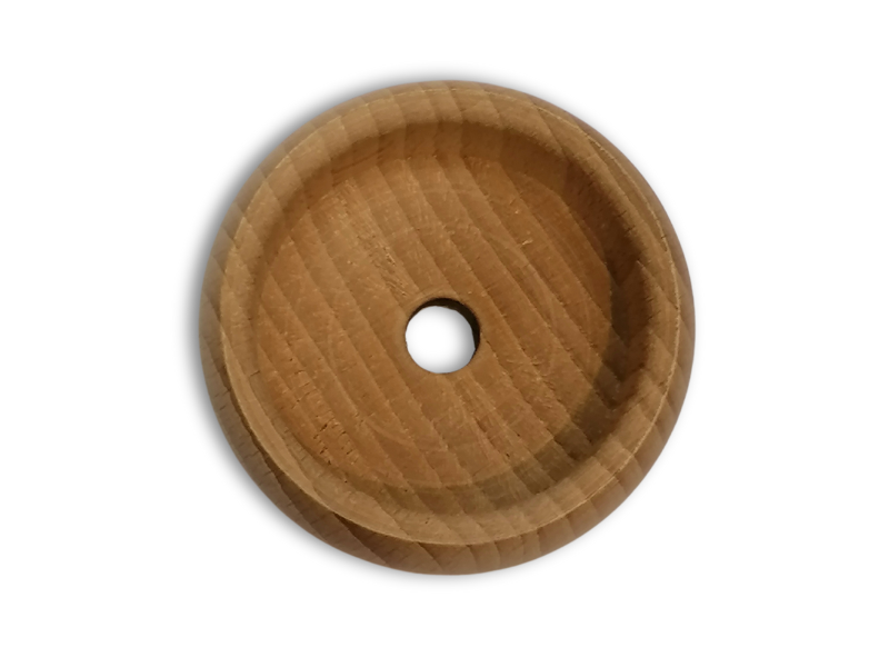 Teelichttülle gebohrt