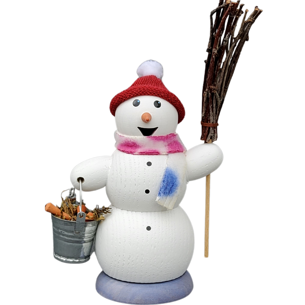 Schneemann mit Eimer