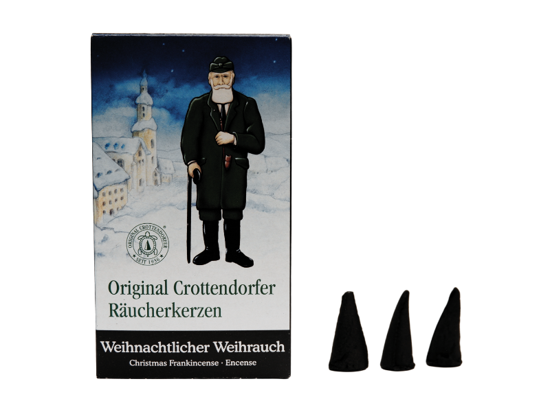 Weihnachtlicher Weihrauch - Original Crottendorfer Räucherkerzen